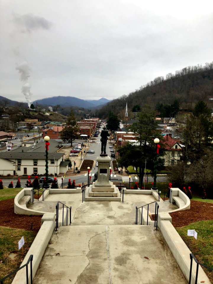 View from Courthouse, Sylva, NC 