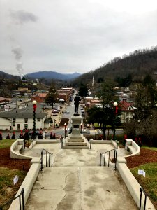View from Courthouse, Sylva, NC 