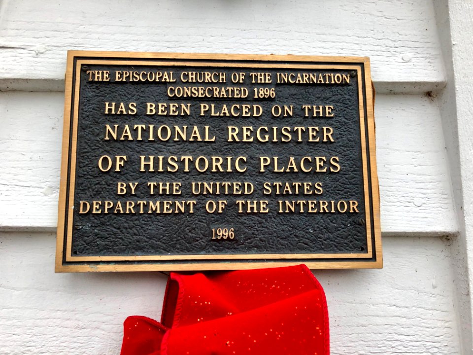Episcopal Church of the Incarnation Historical Marker, Hig… 