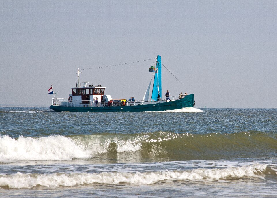 Fishing north sea water photo