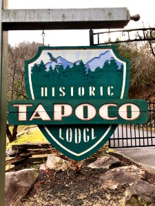 Tapoco Lodge Sign, Tapoco, NC photo