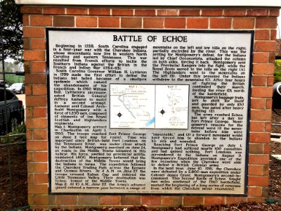 Battle of Echo Monument, Franklin, NC 