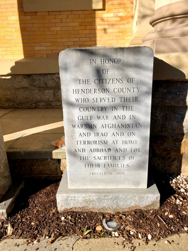 Middle East Wars Memorial, Hendersonville, NC 