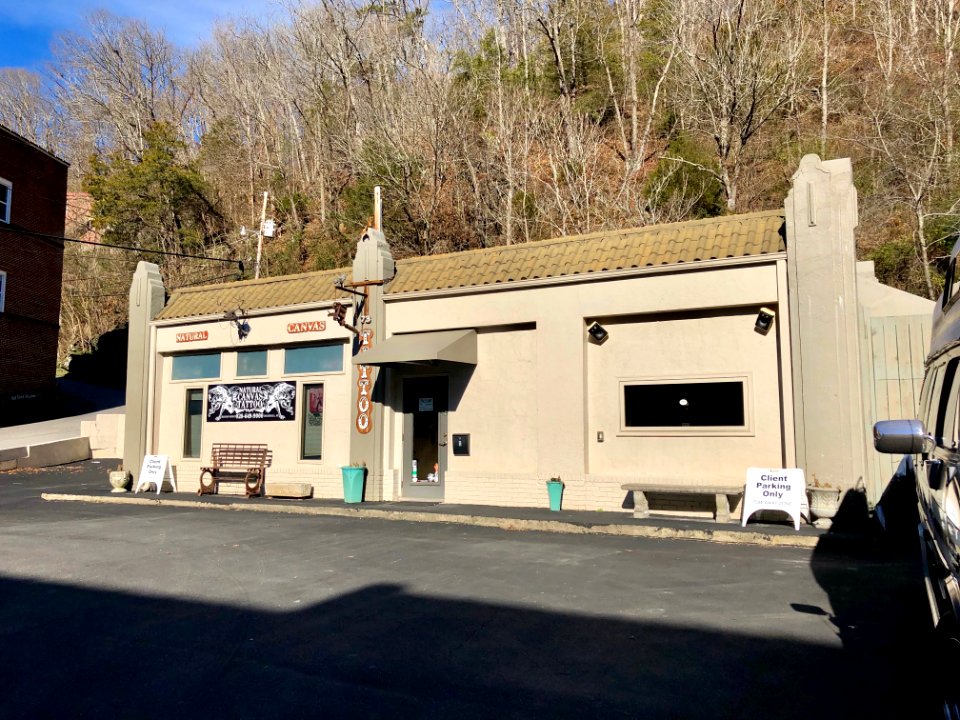 Old Gas Station, Marshall, NC 