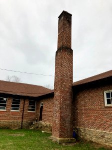 Chimney, Old Fines Creek School, Fines Creek, NC 