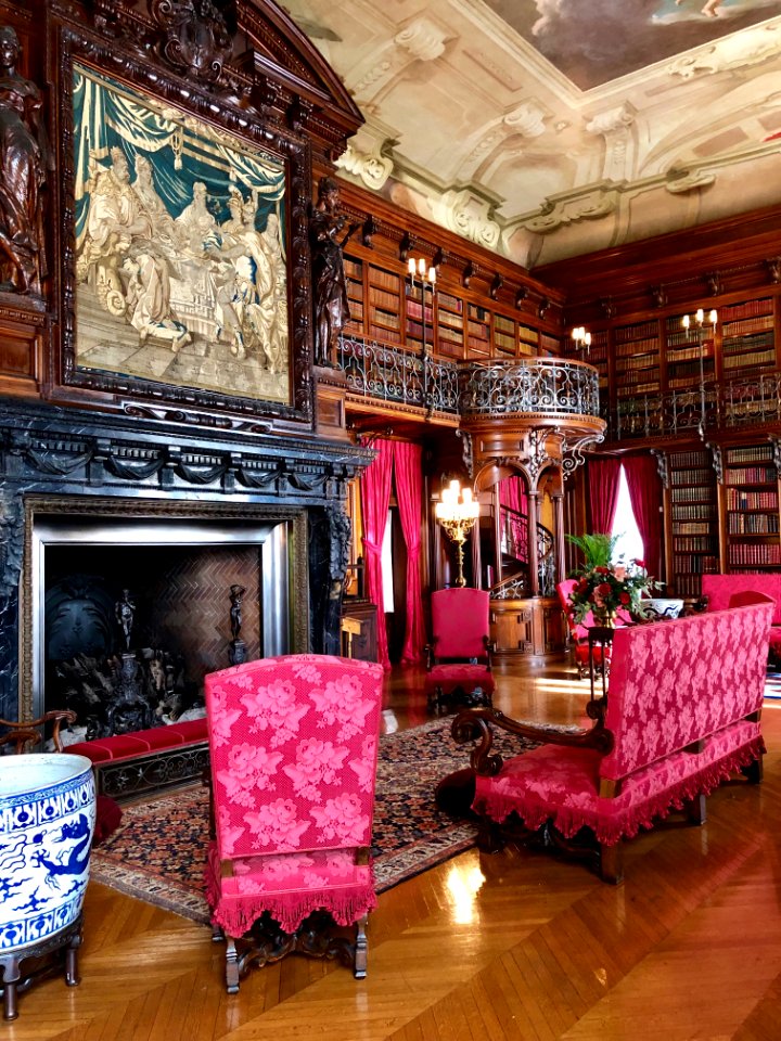 Library, Biltmore House, Biltmore Estate, Asheville, NC 