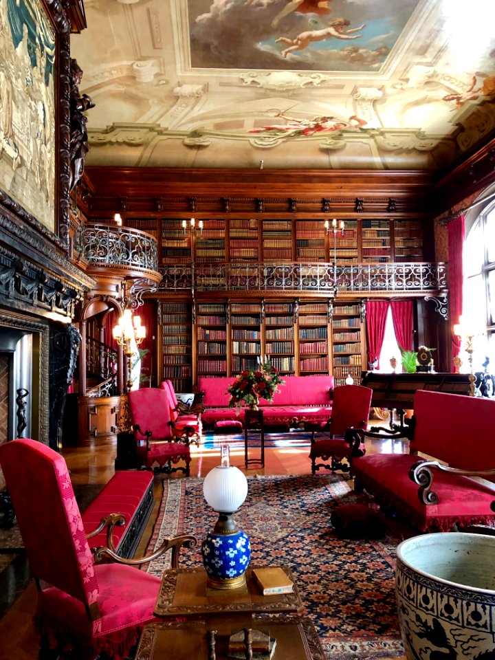 Library, Biltmore House, Biltmore Estate, Asheville, NC 