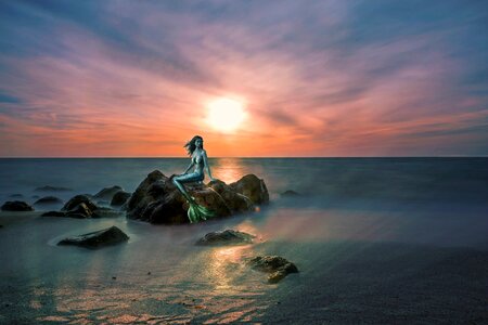 Sea woman mystical