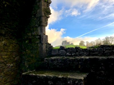 Rock of Cashel from Hore Abbey, Caiseal, Éire 