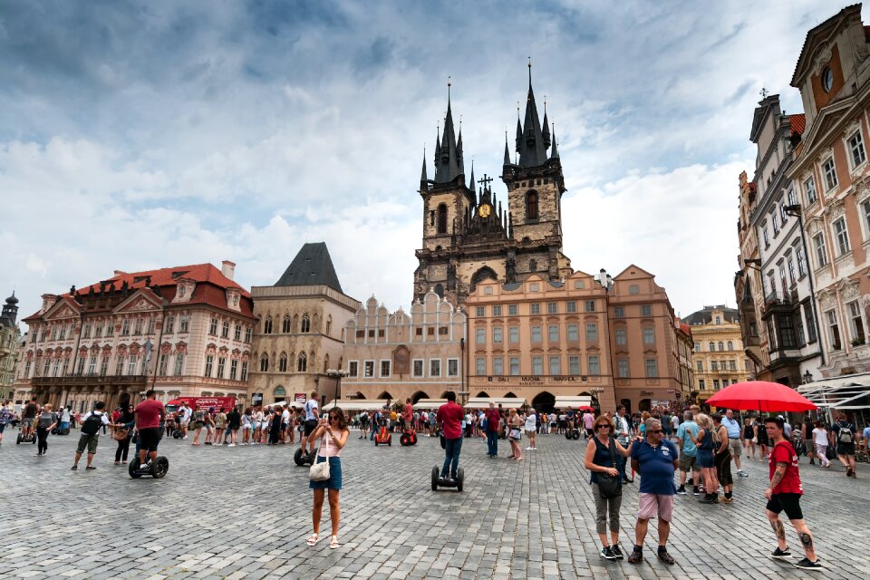 Czech republic in moravia city historic old town photo