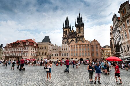 Czech republic in moravia city historic old town photo