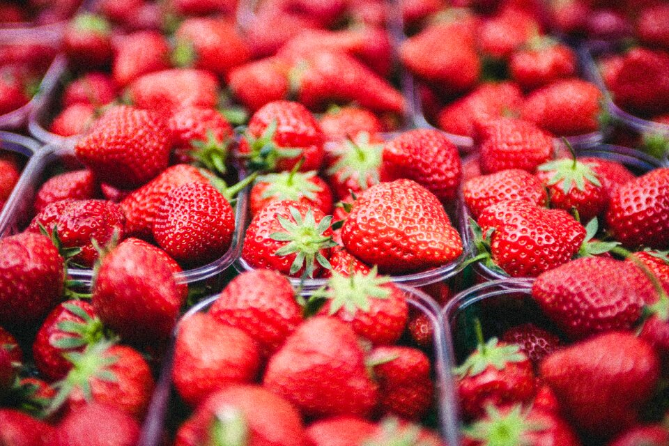 Fresh fruits red