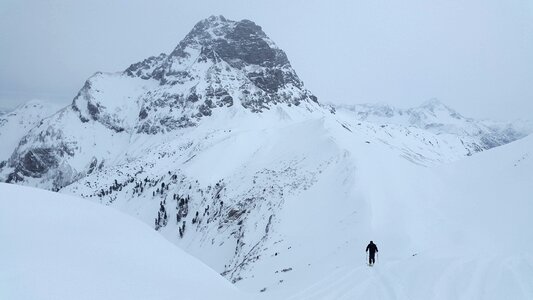 Allgäu alps kleinwalsertal snow photo