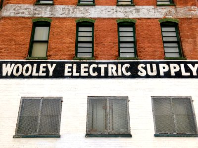 Wooley Electric Supply Sign, Northside, Cincinnati, OH photo