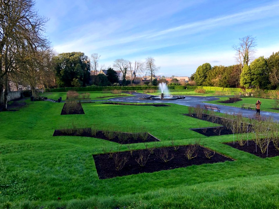 Rose Garden, Kilkenny Castle, Cill Chainnigh, Éire 