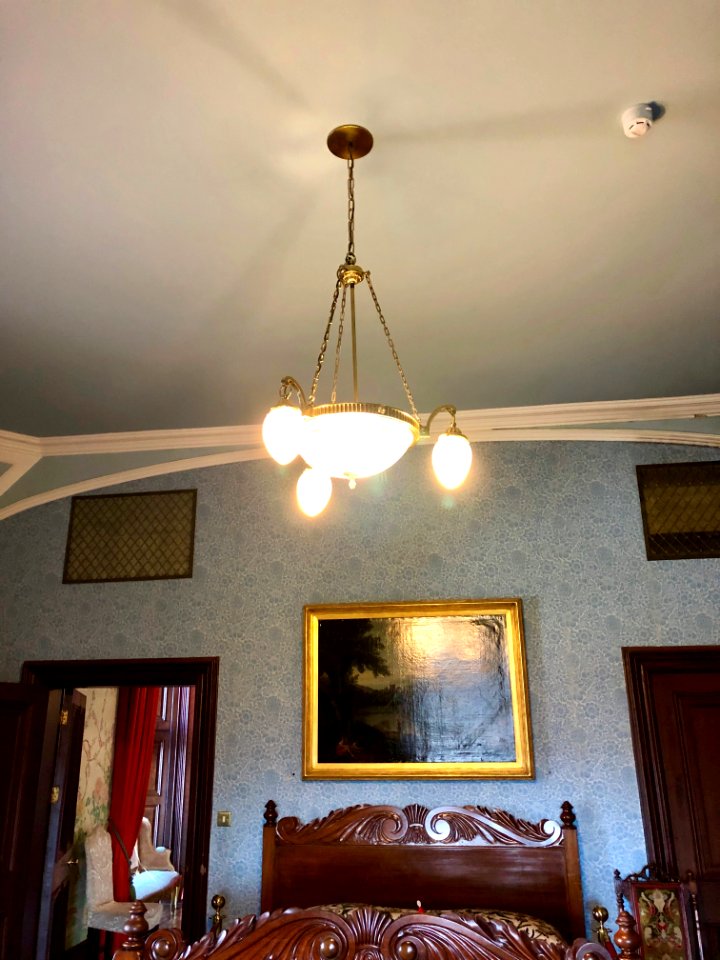 Blue Bedroom, Kilkenny Castle, Cill Chainnigh, Éire 