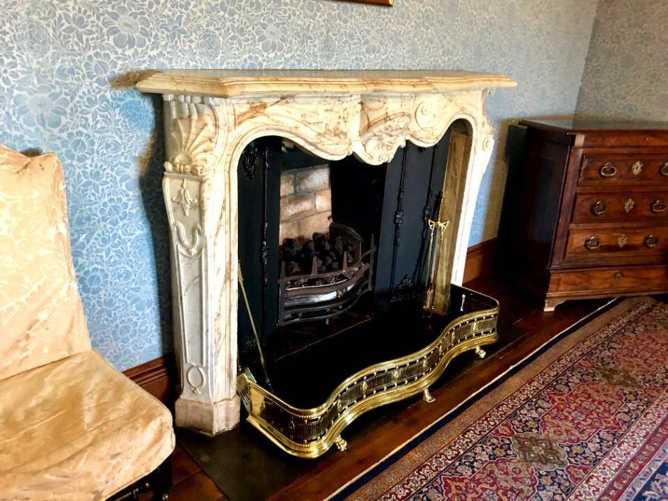Fireplace, Blue Bedroom, Kilkenny Castle, Cill Chainnigh, … 