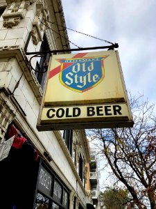 Old Style Cold Beer Sign, Wrigleyville, Chicago, IL 
