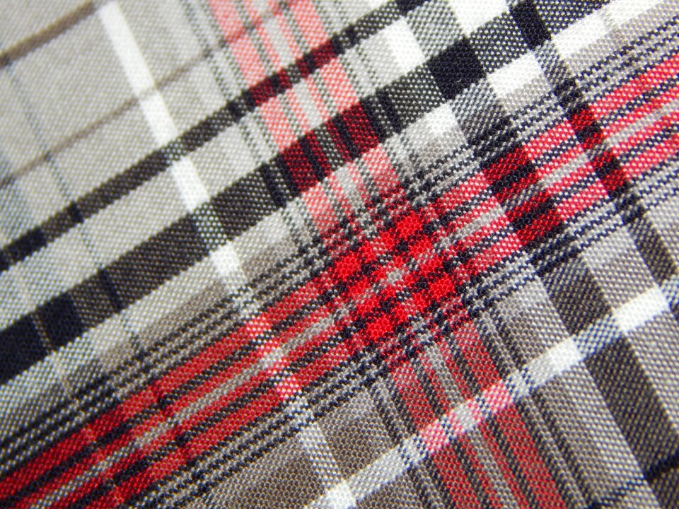 Fabric diamonds checkered