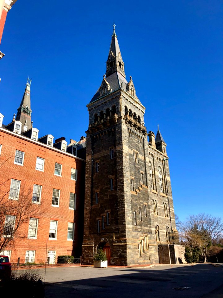 Healy Hall, Georgetown University, Georgetown, Washington,… 