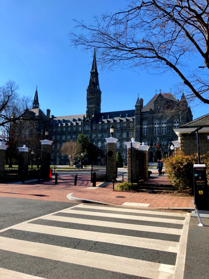 Healy Hall, Georgetown University, Georgetown, Washington,… 