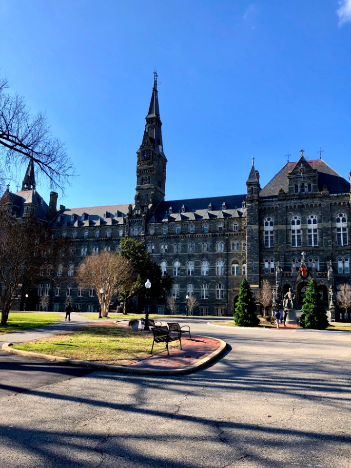 Healy Hall, Georgetown University, Georgetown, Washington,… 