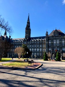 Healy Hall, Georgetown University, Georgetown, Washington,… 