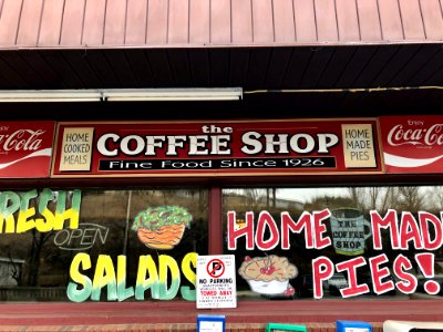 The Coffee Shop Sign, Sylva, NC 