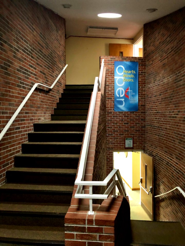 Stairwell, Sylva First United Methodist Church, Sylva, NC 
