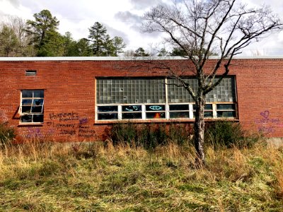 Log Cabin Association Elementary School, Barkers Creek, NC… 