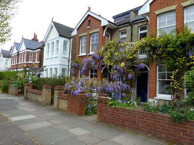 Victorian house street building