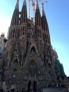 Spain sagrada familia sculpture