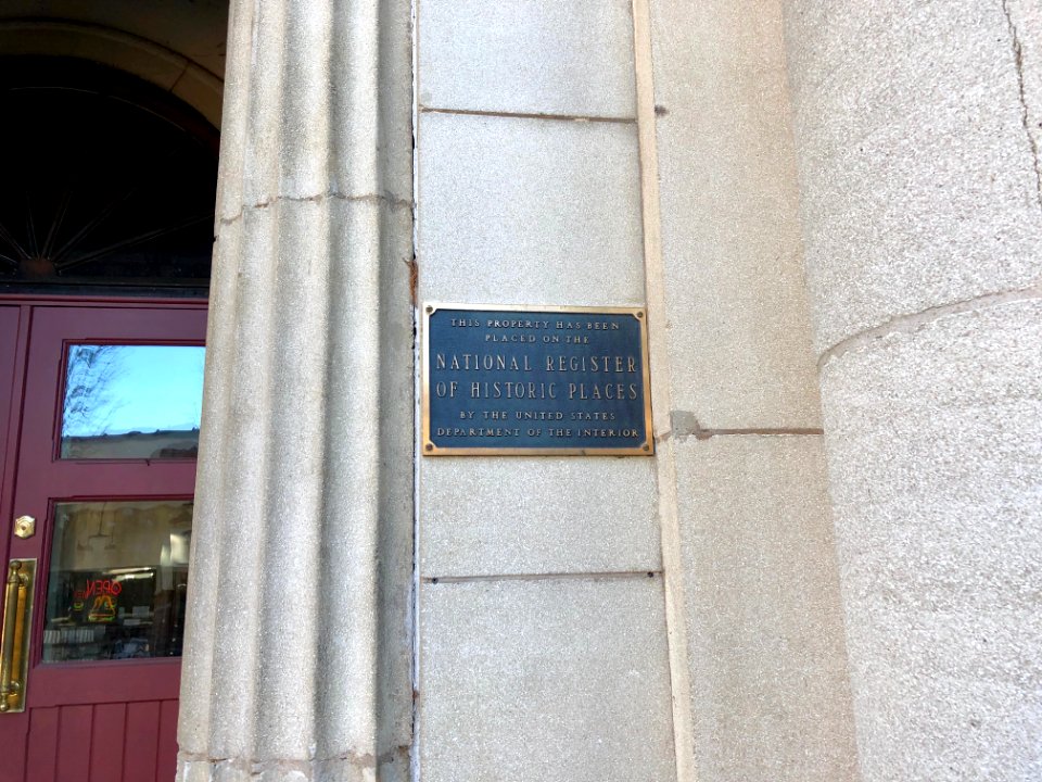 Historical Marker, Old Masonic Hall, Waynesville, NC 