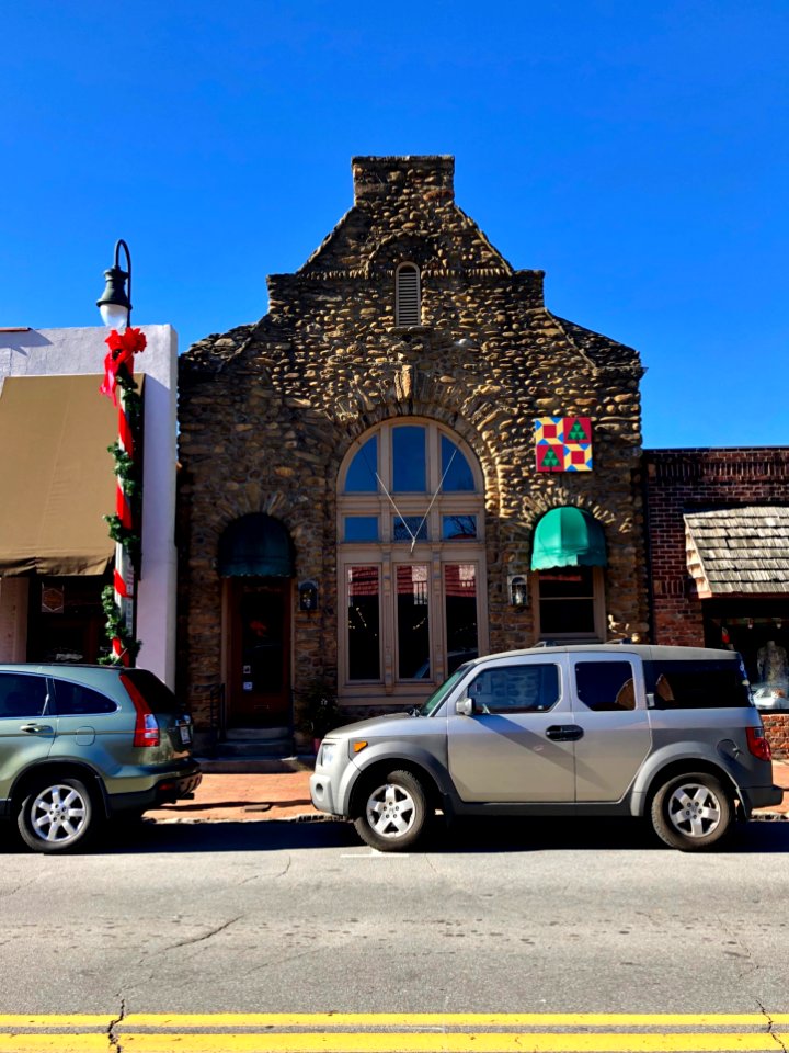 Bank and Library Building, Waynesville, NC 
