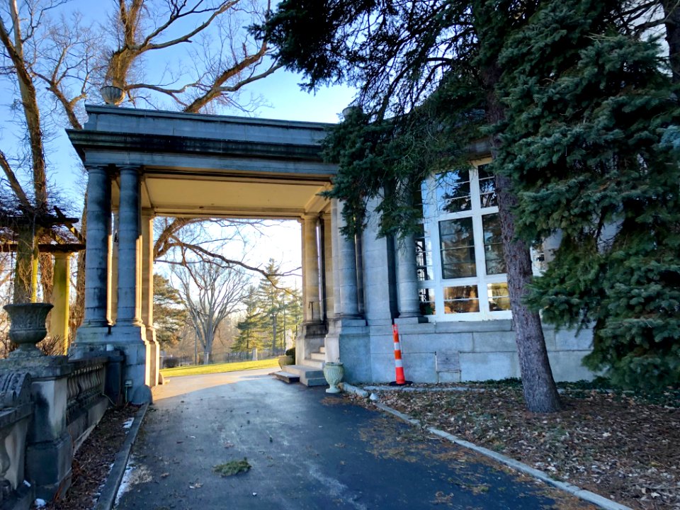 Porte Cochere, Laurel Court, Belmont Avenue, College Hill,… 