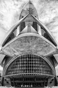 Valencia black and white spain