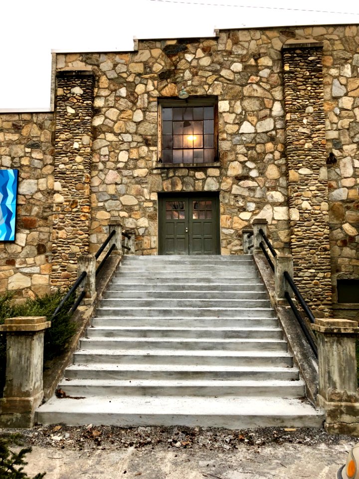 Entryway, Gymnasium Building, Old Fines Creek School, Fine… 