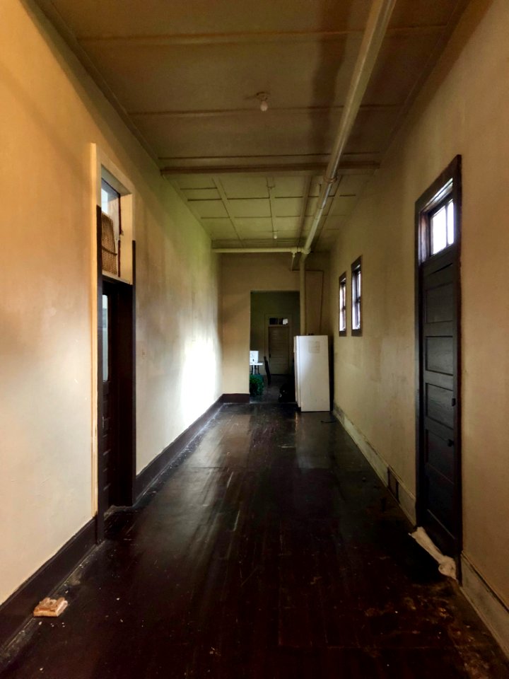 Hallway, Old Fines Creek School, Fines Creek, NC 