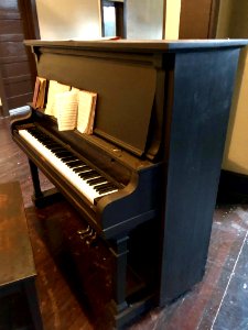 Piano, Old Fines Creek School, Fines Creek, NC 
