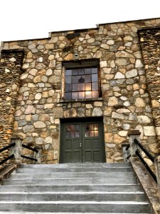 Entryway, Gymnasium Building, Old Fines Creek School, Fine… 
