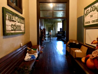 Entrance Hallway, Old Fines Creek School, Fines Creek, NC photo