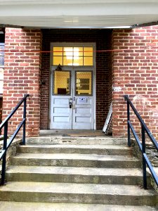Entryway, Old Fines Creek School, Fines Creek, NC 