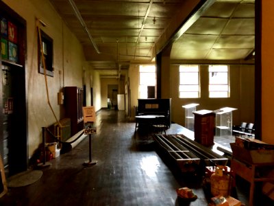 Auditorium, Old Fines Creek School, Fines Creek, NC 