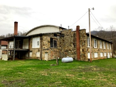 Gymnasium Building, Old Fines Creek School, Fines Creek, N… 