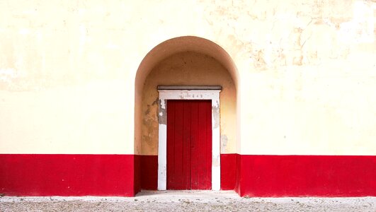 Concrete surface door door jamb photo