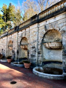 Fountains, Esplanade, Biltmore Estate, Asheville, NC 