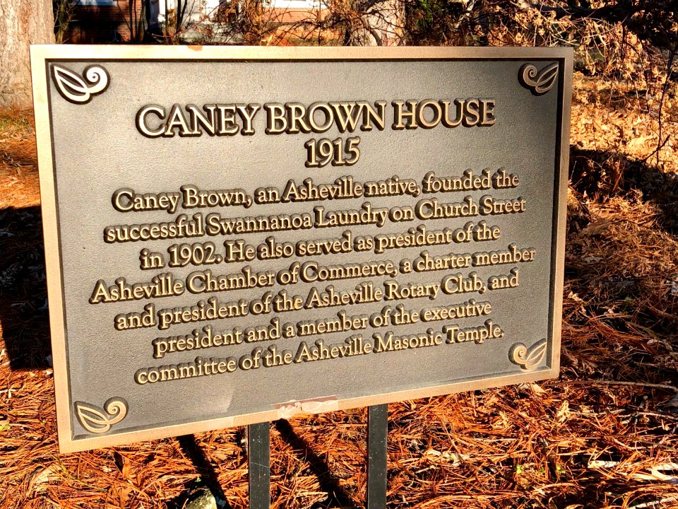 Caney Brown House Historical Marker, Montford Avenue, Mont… 