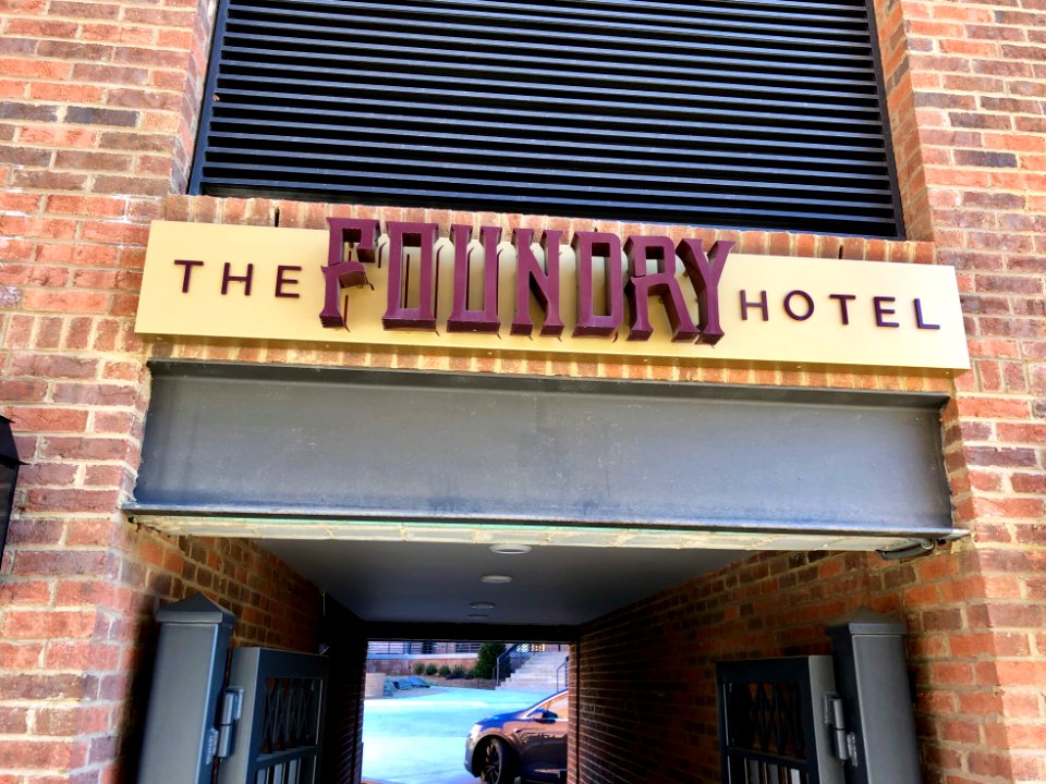 The Foundry Hotel Sign, Asheville, NC 