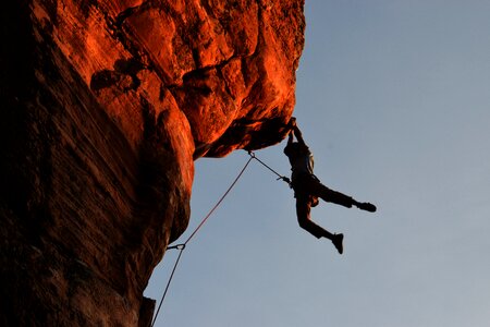 Rope protection free climbing