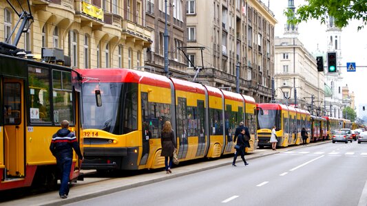 Street warsaw poland photo